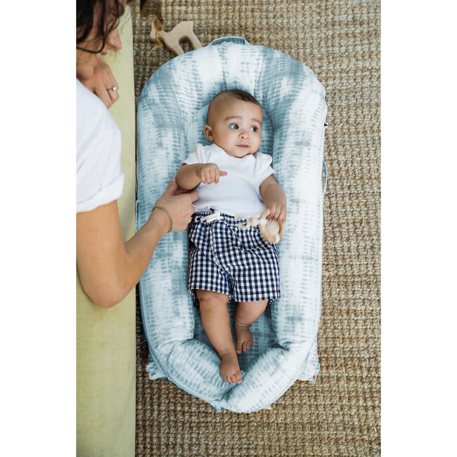 Deluxe+ Dock, Marine Shibori - DockATot Bouncers & Playards