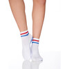 The Women's Boyfriend Sock, Red and Blue - Socks - 2