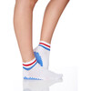 The Women's Boyfriend Sock, Red and Blue - Socks - 3