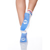 The Women's Boyfriend Sock, Red and Blue - Socks - 4