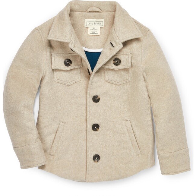 Technical Cashmere Jacket, Beige - Jackets - 6