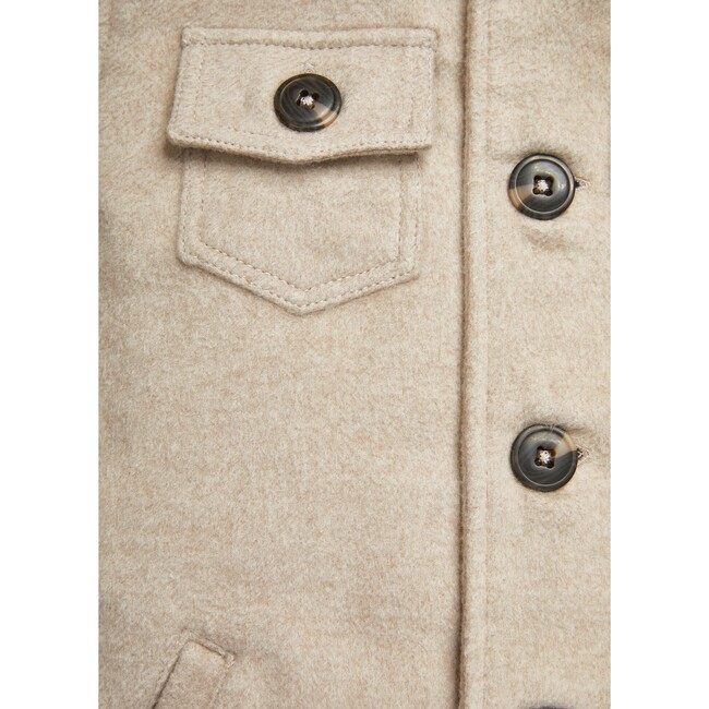 Technical Cashmere Jacket, Beige - Jackets - 8