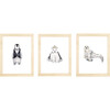 Set of 3 Fancy Animals Prints, Polar - Art - 3 - thumbnail