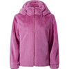 Maddie Women's Faux Fur Jacket, Sugar Pink - Coats - 1 - thumbnail
