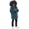 Stella KidsFaux Fur Jacket, Stone Blue - Jackets - 3