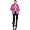 Maddie Women's Faux Fur Jacket, Sugar Pink - Coats - 3