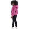 Lily Kids Faux Fur Jacket, Sugar Pink - Coats - 3