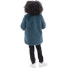 Stella KidsFaux Fur Jacket, Stone Blue - Jackets - 4