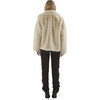 Milly Women's Faux Fur Jacket, Latte - Jackets - 4