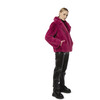 Milly Women's Faux Fur Jacket, Raspberry - Coats - 4