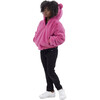 Lily Kids Faux Fur Jacket, Sugar Pink - Coats - 4