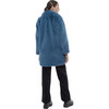 Stella Women's Faux Fur Jacket, Stone Blue - Coats - 4