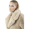 Milly Women's Faux Fur Jacket, Latte - Jackets - 6