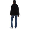 Maddie Women's Faux Fur Jacket, Noir - Coats - 3