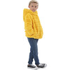 Goldie Kids Faux Fur Jacket, Dandelion - Coats - 4