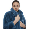 Stella Women's Faux Fur Jacket, Stone Blue - Coats - 6
