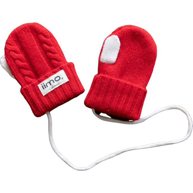 Cashmere Collection, Red Glove Set - Gloves - 1