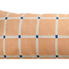 Pointed Grid Lumbar Pillow Cover, Coral - Decorative Pillows - 3 - thumbnail