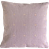 Reversible Dotted Grid Pillow Cover, Lavender/Yellow - Decorative Pillows - 5