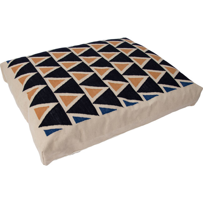 Triangle Dog Bed Cover, Black Multi