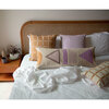 Reversible Pointed Grid Lumbar Pillow Cover, Tan/Pink - Decorative Pillows - 5 - thumbnail