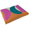 Abstract Dog Bed Cover, Fuchsia Multi - Pet Beds - 2