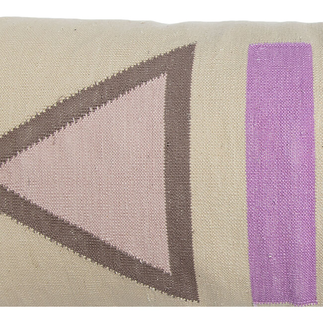 Dana Shapely Lumbar Pillow Cover, Lilac/Lavender - Decorative Pillows - 4