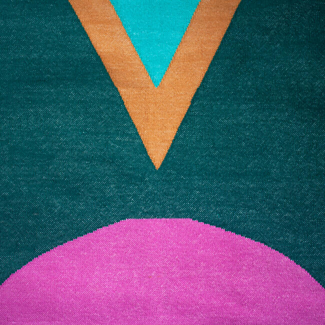 Dana Shapely Runner Rug, Green/Multi - Rugs - 5