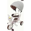 3-in-1 Folding Tricycle, Gentle White - Bikes - 1 - thumbnail