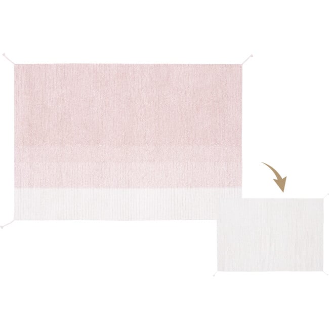 Reversible Gelato Rug, Pink - Rugs - 4