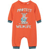 The Nature Conservancy X Peek Deer Coverall, Orange - Onesies - 1 - thumbnail