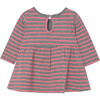 Double Knit Metallic Dress, Stripe - Dresses - 2