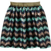 Sequin Chevron Skirt, Multi - Skirts - 2 - thumbnail