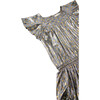 Metallic Dot Dress, Grey - Dresses - 3