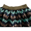 Sequin Chevron Skirt, Multi - Skirts - 3 - thumbnail