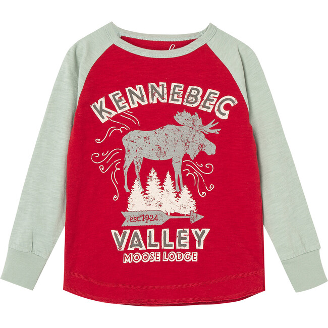 Kennebec Valley Tee, Red