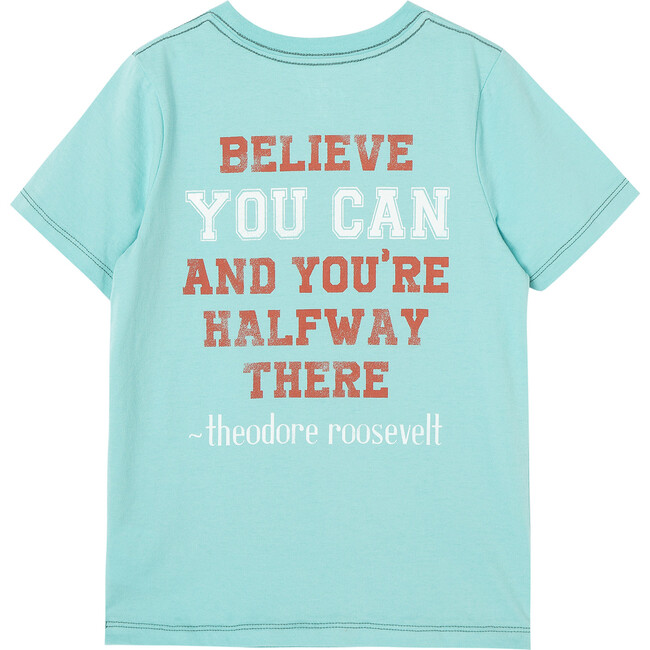 Football Tee, Light Blue - Tees - 2