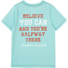 Football Tee, Light Blue - Tees - 2