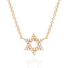 14K Diamond Star Of David Necklace - Necklaces - 1 - thumbnail