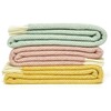 Mornington Wool Baby Blanket, Sunshine Yellow - Blankets - 2 - thumbnail