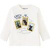 Evidence Graphic T-Shirt, Cream - Tees - 1 - thumbnail