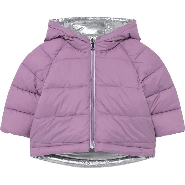 Reversible Coat, Silver - Coats - 2