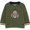 Detective Dog Sweater, Green - Sweaters - 1 - thumbnail