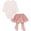 Bunny Tulle Outfit Set, Pink - Mixed Apparel Set - 2
