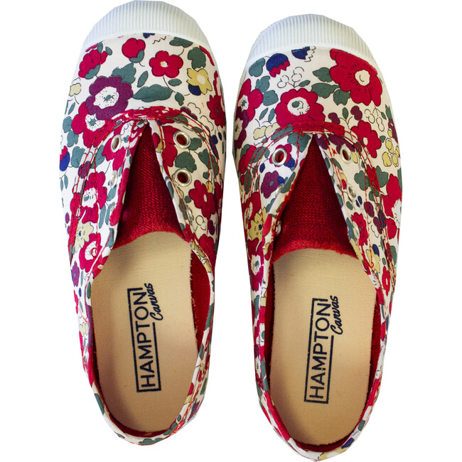Plum Canvas Sneakers, Liberty Red Betsy