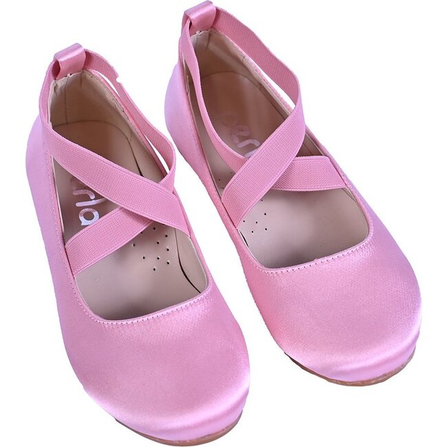 Bubblegum Ballerina Flats, Pink