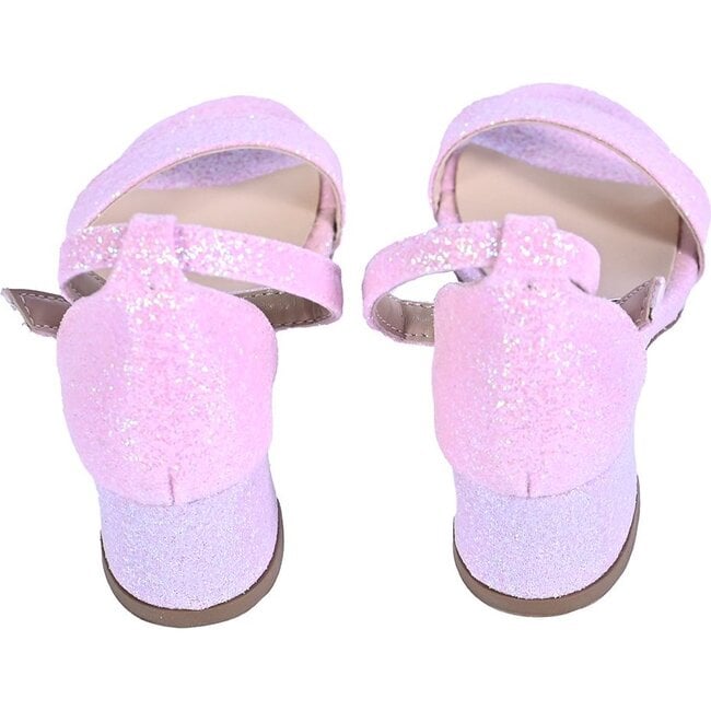 Bubblegum Glitter Heels, Pink