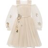 Serramonte Dress, Beige - Dresses - 1 - thumbnail