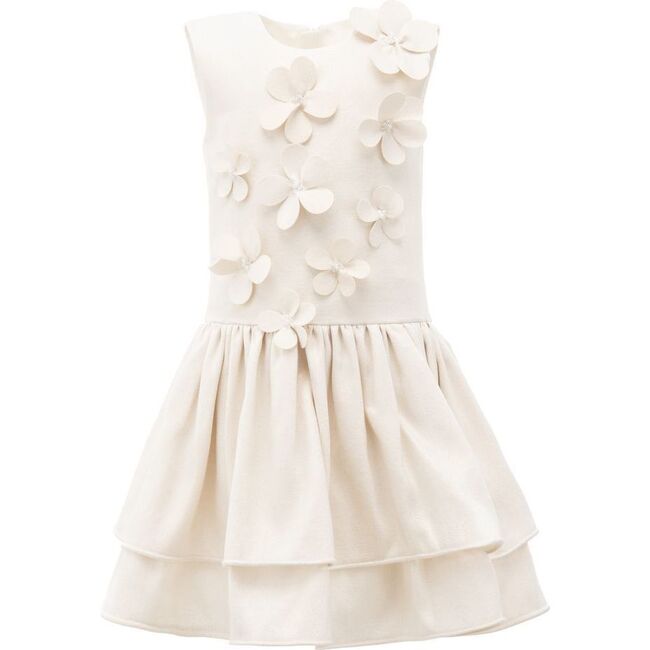 Knowles Floral Dress, Gold - Dresses - 1