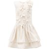 Knowles Floral Dress, Gold - Dresses - 1 - thumbnail